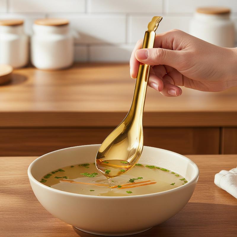 Kitchen Gadgets For Chefs - NUOVO Cucchiaio da Cucina in Acciaio