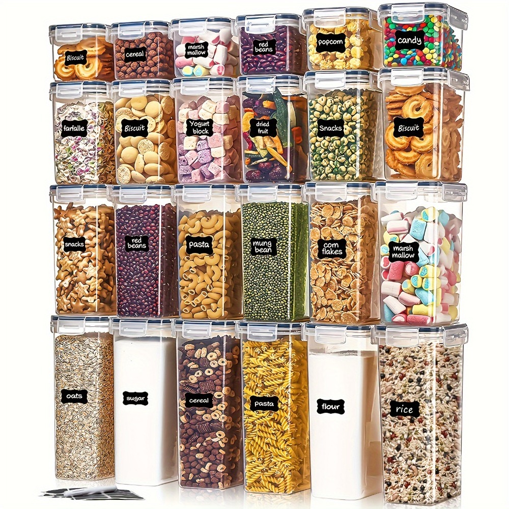 Kitchen Gadgets Storage Ideas - Set di 24 Contenitori per Alimenti: