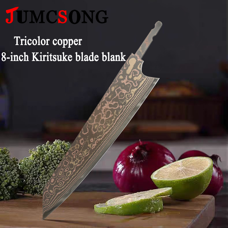 Kitchen Gadgets Website - JUMCSONG Lama Kiritsuke Tricolore in Rame