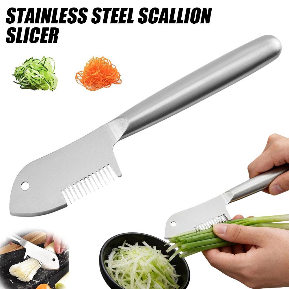 Kitchen Gadgets Green - Affettatrice Tritatutto Multifunzione in Acciaio Inossidabile
