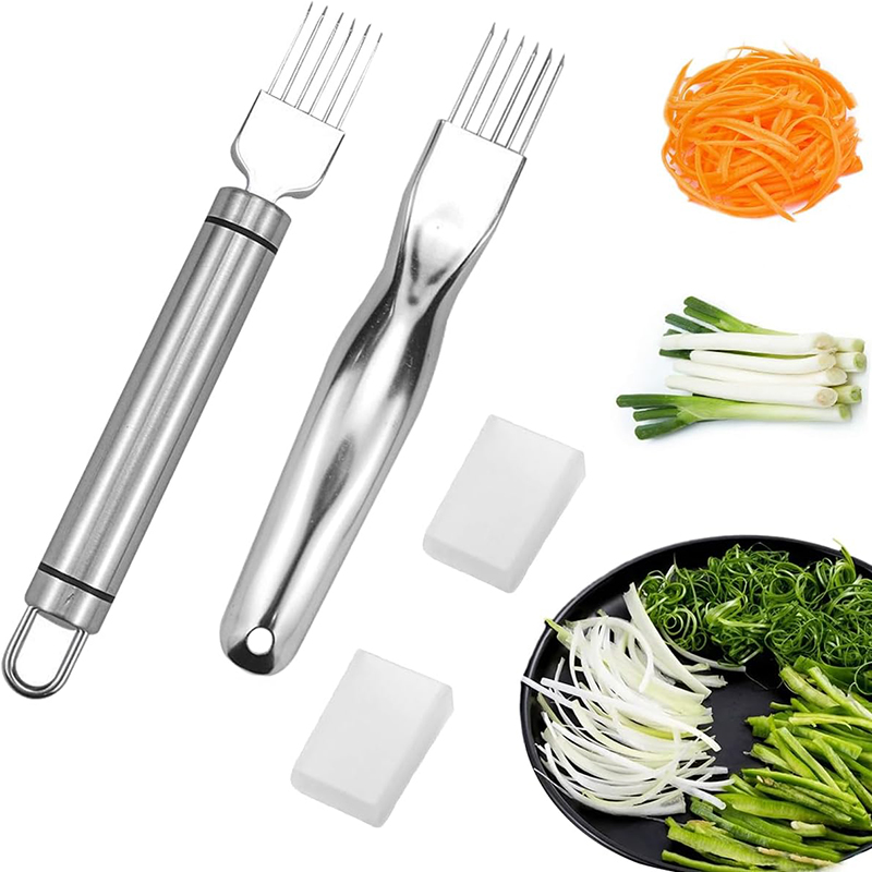 Kitchen Gadgets Green - Coltello per cipolla verde tritato in