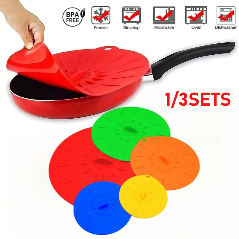Kitchen Gadgets For Chefs - 1/3 pezzi di coperchi riutilizzabili in