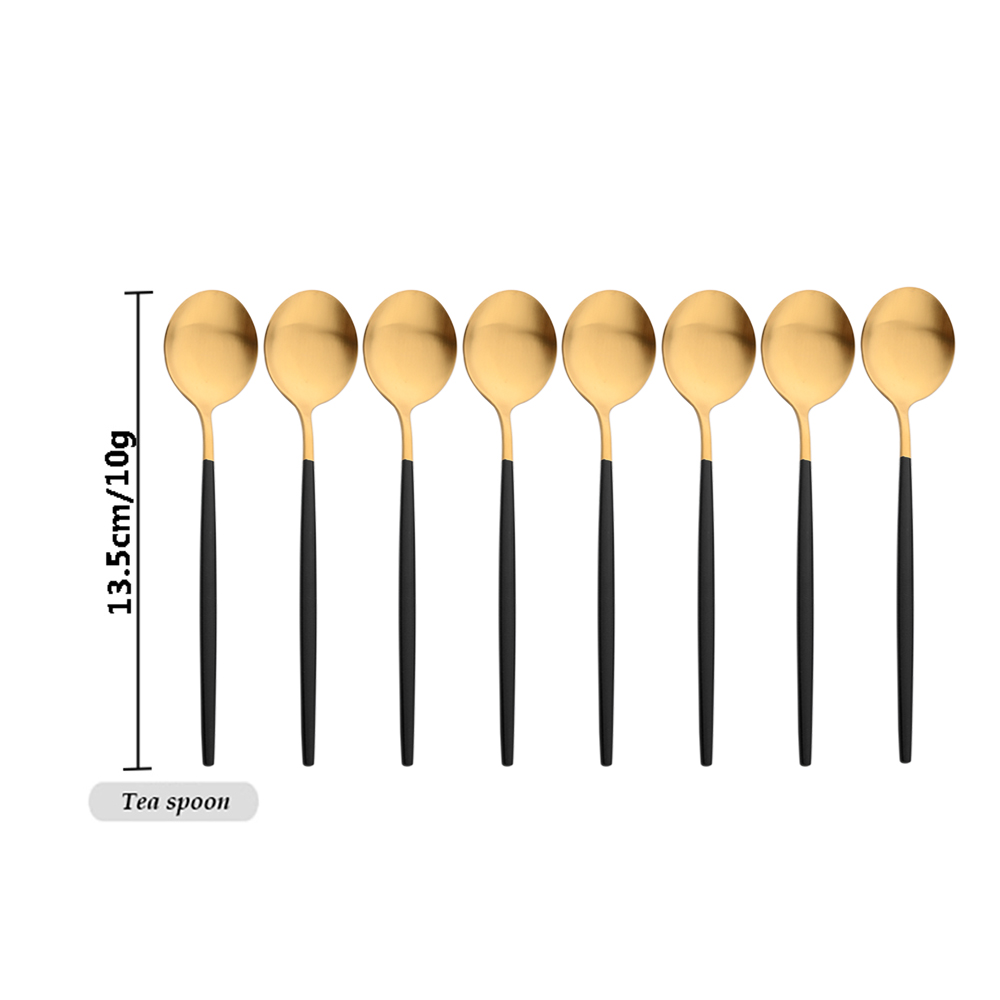 Kitchen Gadgets Gold - Drmfiy Manico nero Set di stoviglie