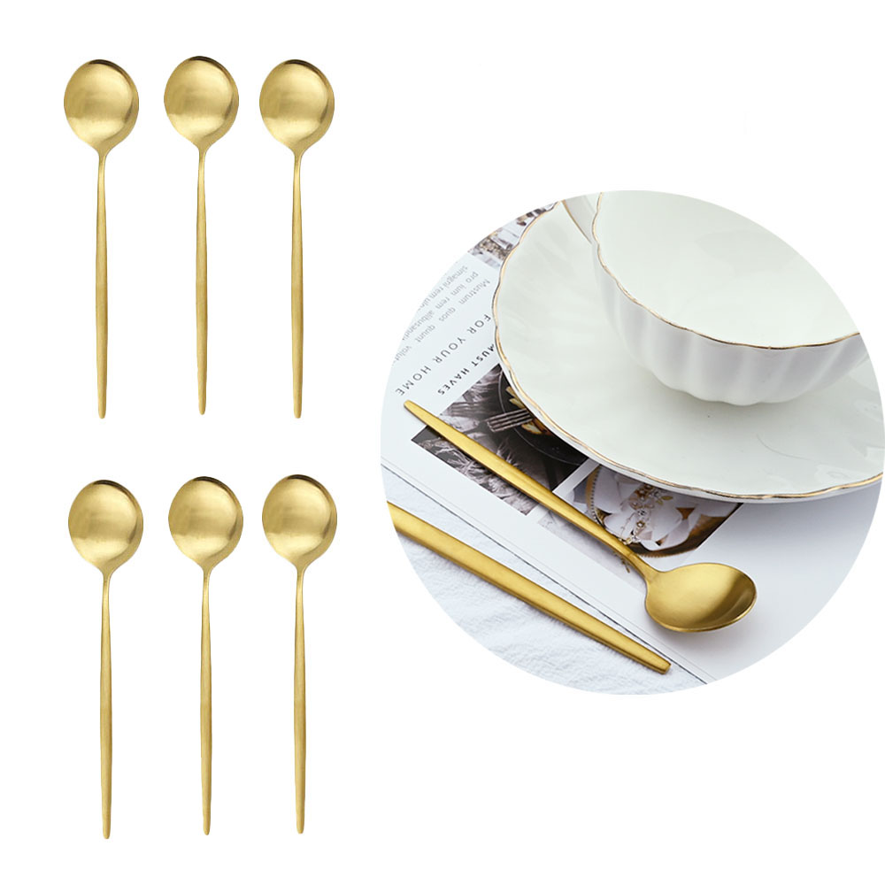 Kitchen Gadgets Gold - Cucchiaino da tè in acciaio inossidabile