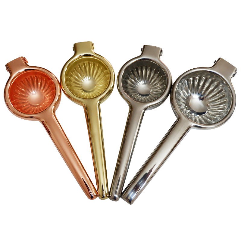 Kitchen Gadgets Gold - Spremiagrumi manuale in acciaio inossidabile Spremiagrumi