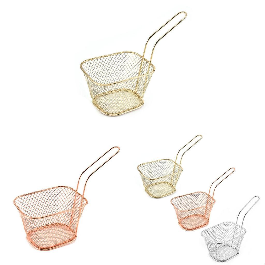 Kitchen Gadgets For Chefs - F19B Chips Maglia quadrata Cestino per