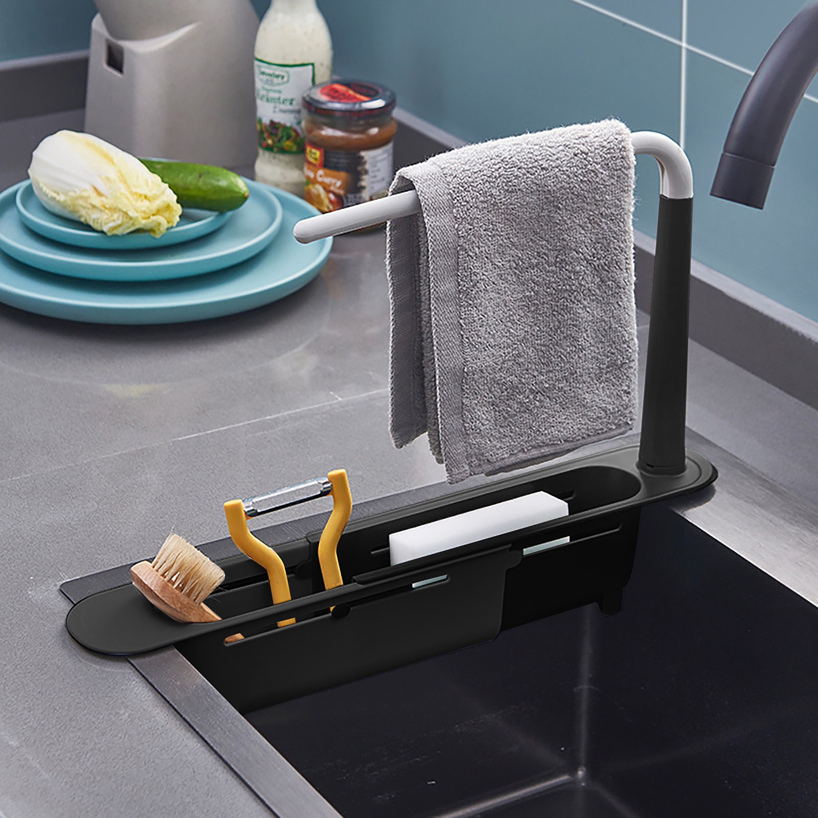 Escopico lavello scaffale scol - Kitchen Gadgets Storage Ideas recensione e prezzo