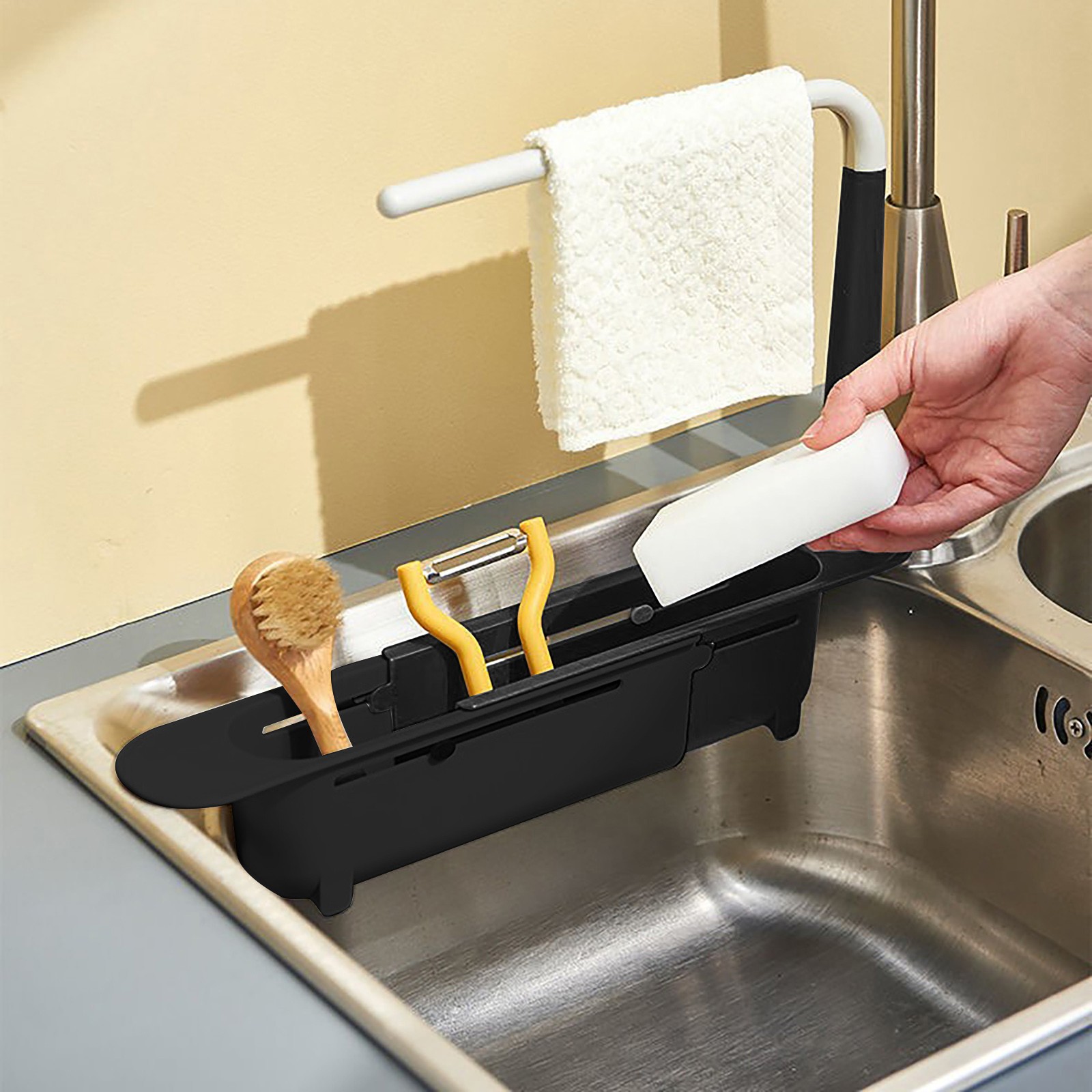 Escopico lavello scaffale scol - Kitchen Gadgets Storage Ideas recensione e prezzo