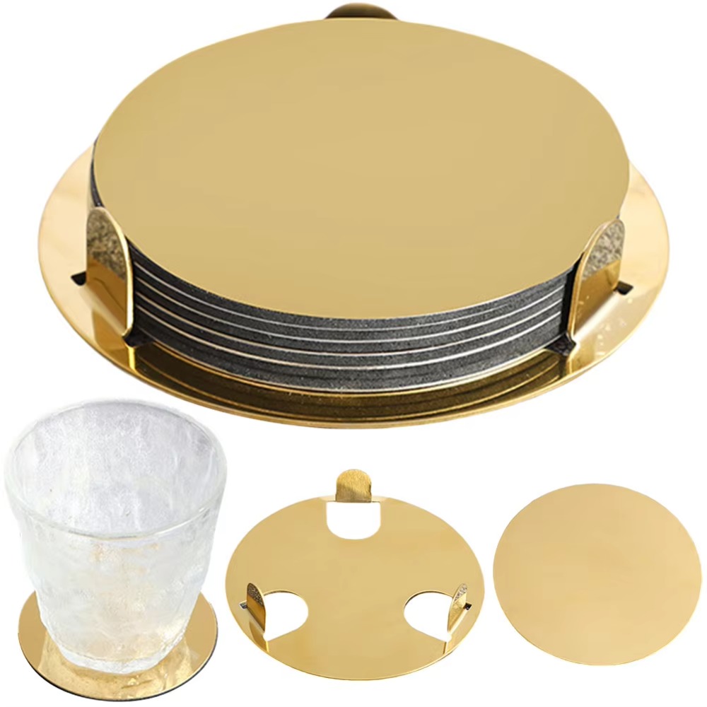 Set di Sottobicchieri Rotondi  - Kitchen Gadgets Gold recensione e prezzo