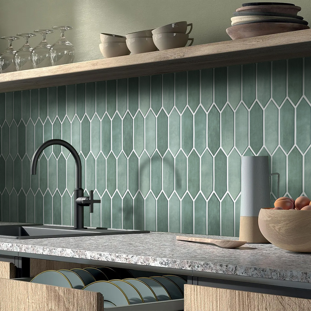 Adesivo per piastrelle 3D da 1 - Kitchen Gadgets Green recensione e prezzo