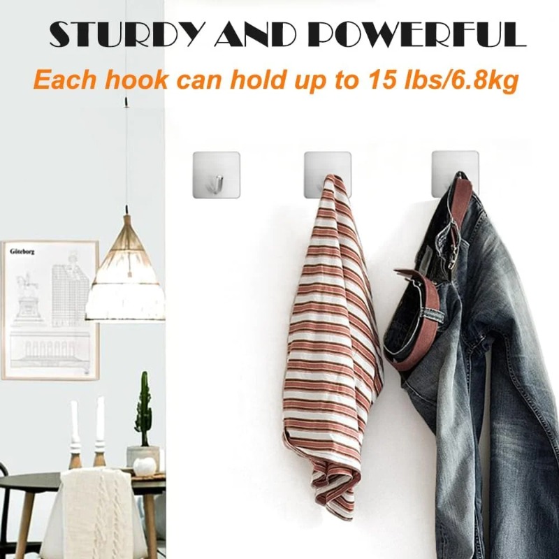 4 Pezzi Ganci Adesivi in Accia - Kitchen Gadgets Storage Ideas recensione e prezzo