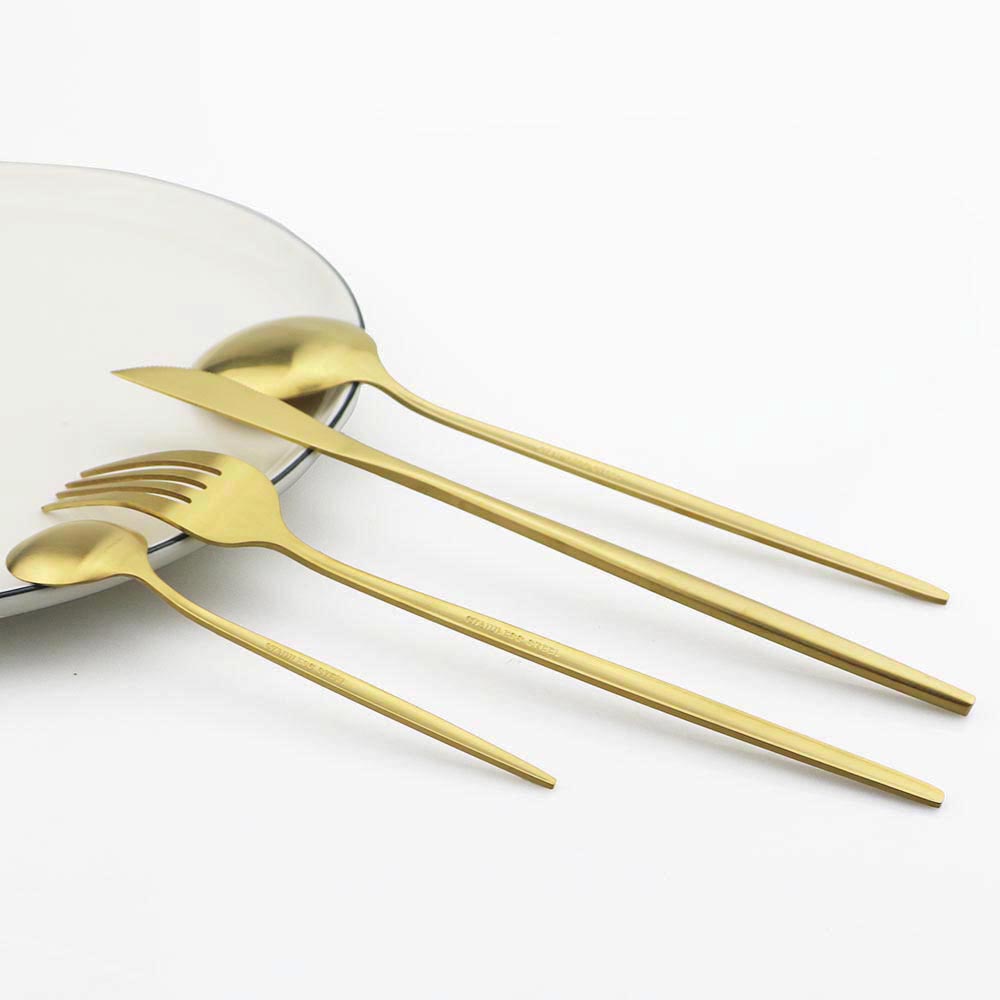 Cucchiaino da tè in acciaio in - Kitchen Gadgets Gold recensione e prezzo