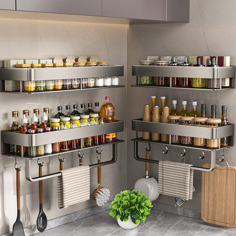 Scaffale da cucina in allumini - Kitchen Gadgets Storage Ideas recensione e prezzo