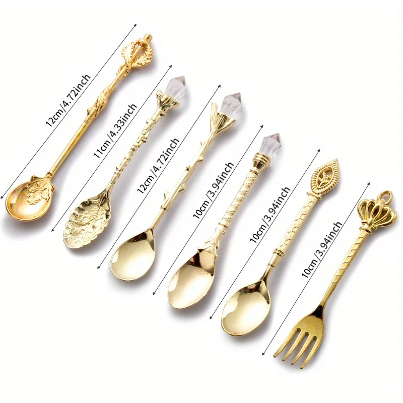 6 pezzi vintage cucchiai forch - Kitchen Gadgets Gold recensione e prezzo