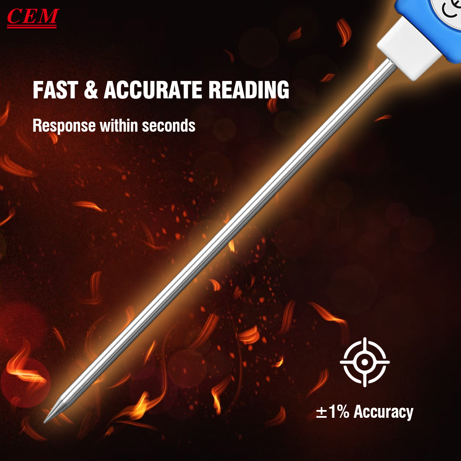 Termometro per carne CEM digit - Instant Read Thermometer recensione e prezzo