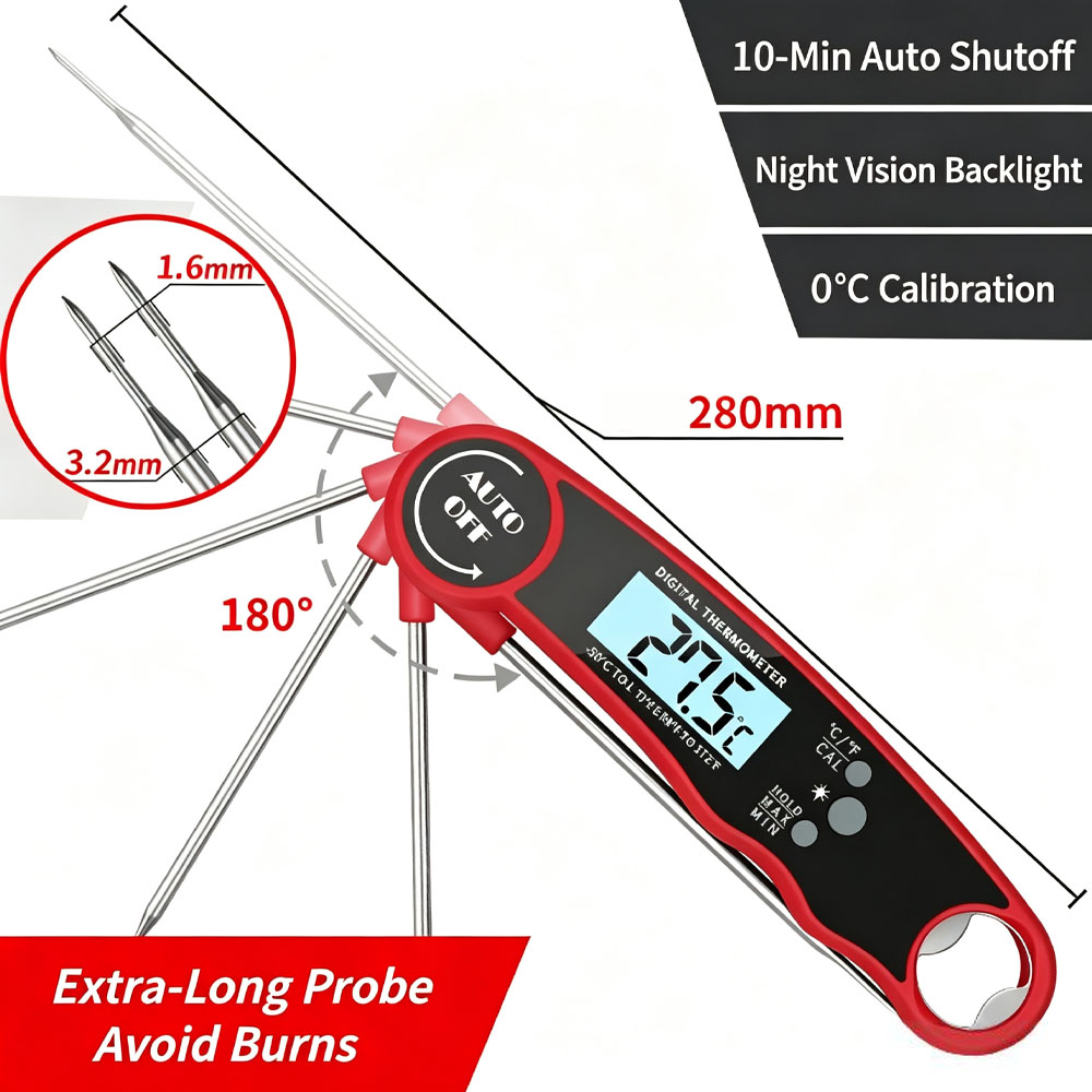 Termometro Digitale per Carne  - Instant Read Thermometer recensione e prezzo