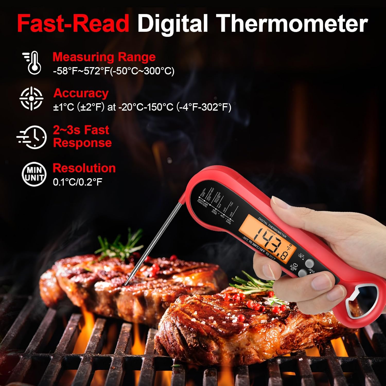 Termometro Professionale per C - Instant Read Thermometer recensione e prezzo